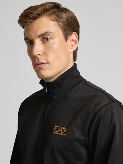 EA7 Emporio Armani Trainingsanzug mit Label-Print Black 3
