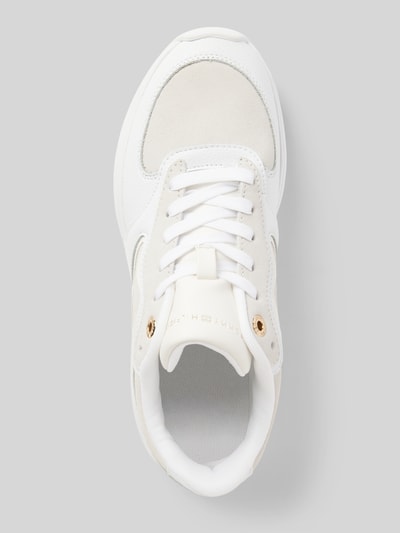 Tommy Hilfiger Ledersneaker mit Label-Details Modell 'CHUNKY RUNNER' Weiss 3