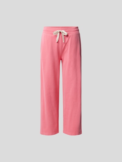 Juvia Straight Fit Stoffhose aus Fleece Pink 2