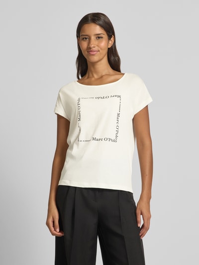 Marc O'Polo Regular fit T-shirt van puur katoen Wit - 4