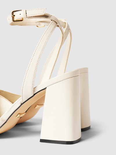 Guess High heels met labeldetail, model 'KERNARA' Offwhite - 2