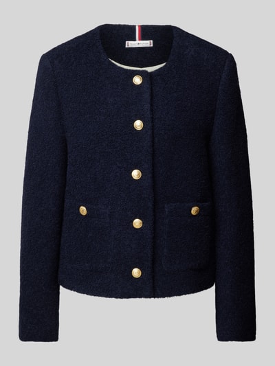 Tommy Hilfiger Blazer met knoopsluiting Marineblauw - 1