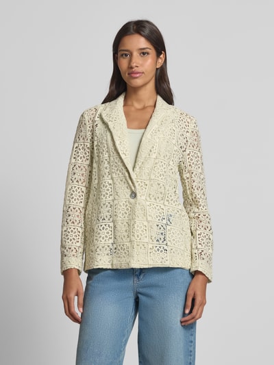 MOS MOSH Blazer mit Ausbrenner-Effekt Modell 'Maliet Phera' Lind 4