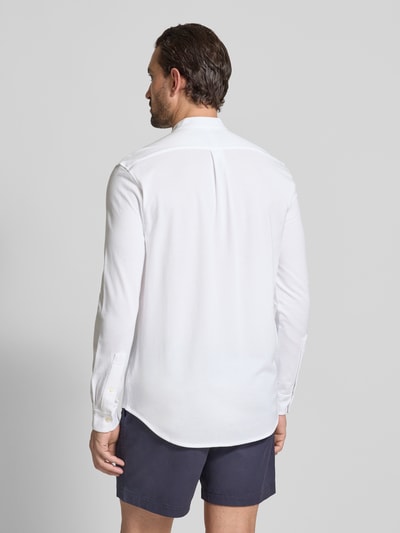 Polo Ralph Lauren Regular fit vrijetijdsoverhemd met labelstitching en opstaande kraag Wit - 5