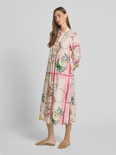 Emily Van den Bergh Midikleid mit Eingrifftaschen Sand 1