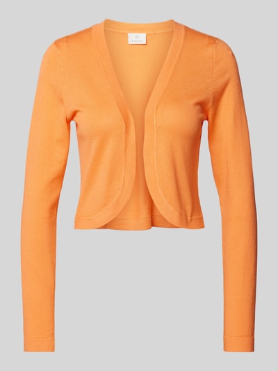 Kaffe Bolero in unifarbenem Design Modell 'ASTRID' Orange 2