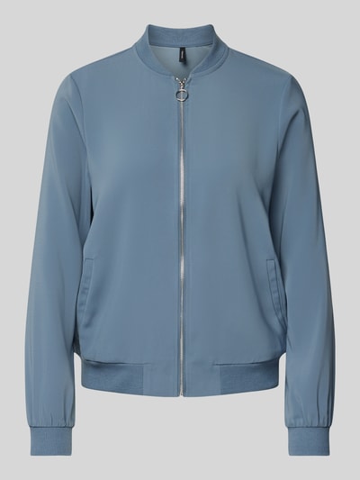 Vero Moda Regular Fit Blouson mit Stehkragen Modell 'COCO' Blau 2