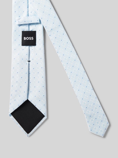 BOSS Krawatte mit Seide-Anteil (7,5 cm) Bleu 2