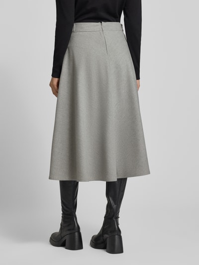 More & More Midirok met naadritssluiting Lichtgrijs - 5