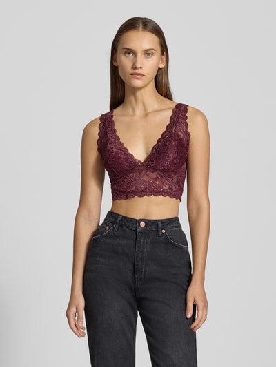 Only Bralette aus Spitze Modell 'CHLOE' Bordeaux 4