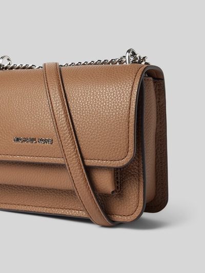 MICHAEL Michael Kors Handtas met labelapplicatie, model 'CLAIRE' Taupe - 3