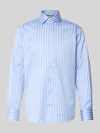 ETERNA Modern Fit Business-Hemd mit Kentkragen Bleu 2