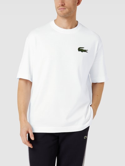 Lacoste T-Shirt aus Baumwolle Weiss 4