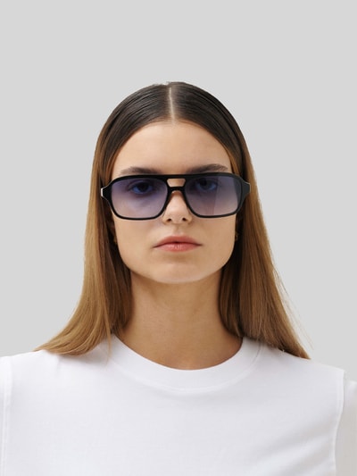 MessyWeekend Pilot Sonnenbrille Modell 'BURT' BLACK 4