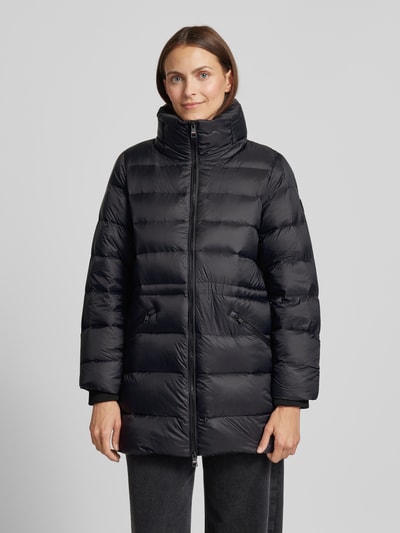 Tommy Hilfiger Regular Fit Steppmantel mit Zweiwege-Reißverschluss Black 4