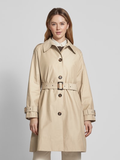 Barbour Trenchcoat mit Taillengürtel Modell 'MAIA' Sand 4