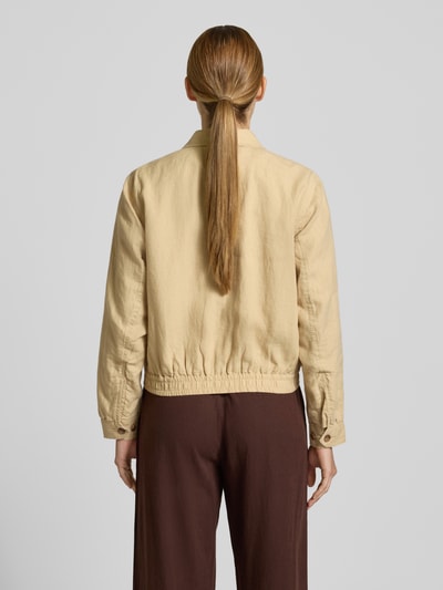 Polo Ralph Lauren regular fit jack van puur linnen Camel - 5