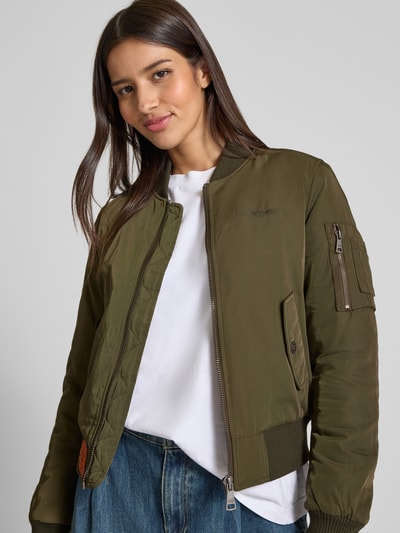 Original Bombers Bomberjack met labelpatch Kaki - 3