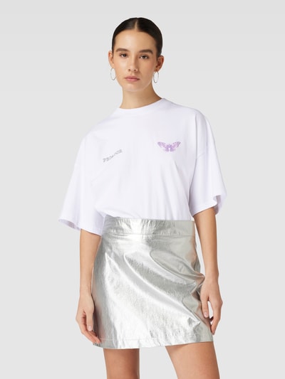 Pegador Oversized T-shirt met motiefprint, model 'EIRA' Wit - 4