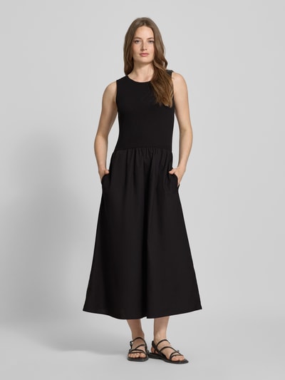 Christian Berg Woman Selection Midikleid in Ripp-Optik Black 4