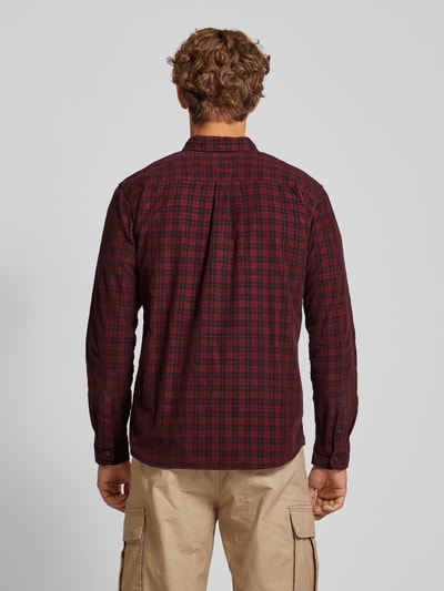 Pepe Jeans Regular fit vrijetijdsoverhemd met button-downkraag, model 'Marel' Rood - 5