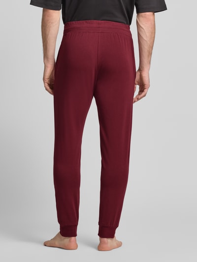 HUGO Comfort Fit Sweatpants aus Baumwoll-Mix Modell 'LAZE' Bordeaux 5