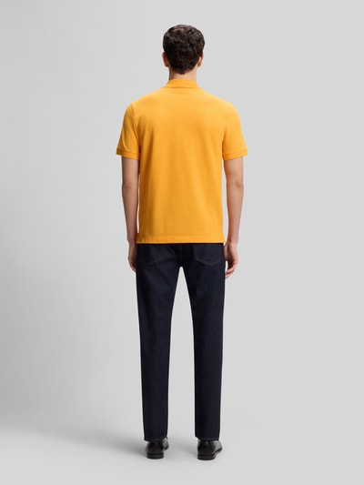 BOSS koszulka polo o kroju regular fit z czystej bawełny model 'PALLAS' Pomarańczowy 5