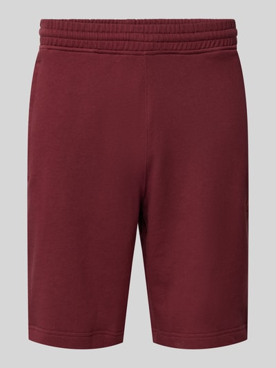 adidas Originals Sweatshorts met elastische band Donkerrood - 1