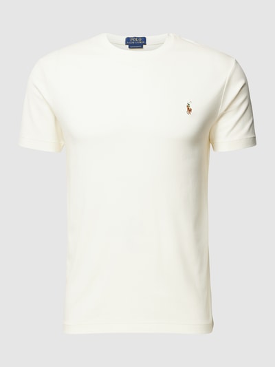 Polo Ralph Lauren T-Shirt mit Logo-Stitching Offwhite 2