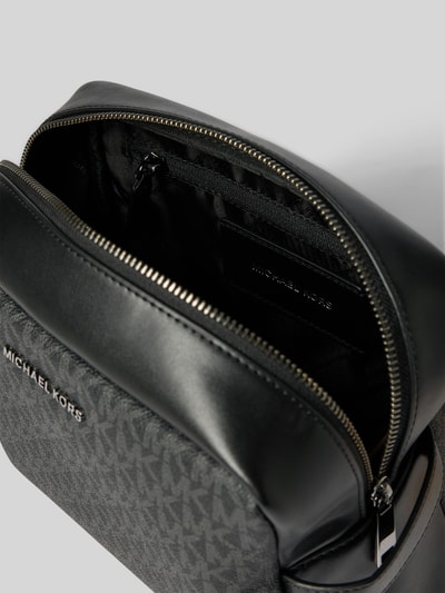 Michael Kors Kosmetiktasche mit Trageschlaufe aus Rindsleder Black 5