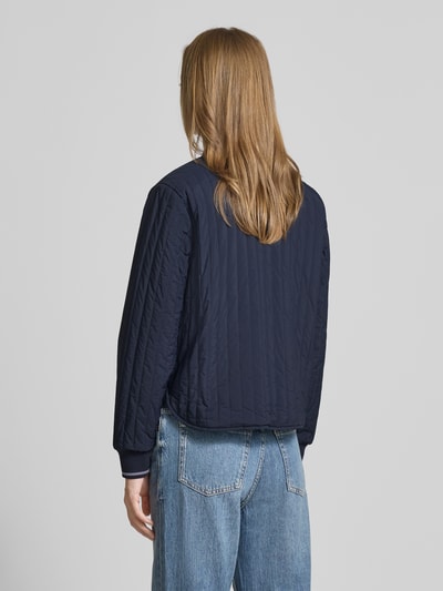 Scotch & Soda Jack met steekzakken opzij en labeldetail Marineblauw - 5