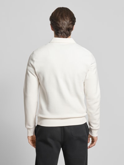Polo Ralph Lauren Fleecepullover mit Label-Stitching Modell 'MAGIC POLY FLEECE' Offwhite 5