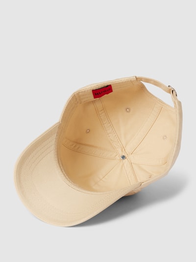 HUGO CLASSIFICATION Basecap mit Logo-Stitching Modell 'Cara' Beige 2