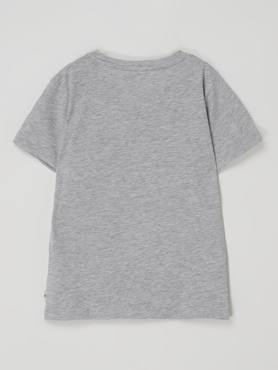 Tom Tailor T-Shirt mit Print Mittelgrau Melange 3