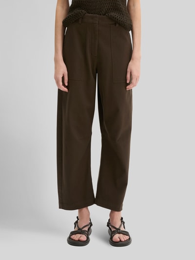 Marc O'Polo Barrel Fit Jeans aus Baumwoll-Mix mit aufgesetzten Taschen Mittelbraun 4