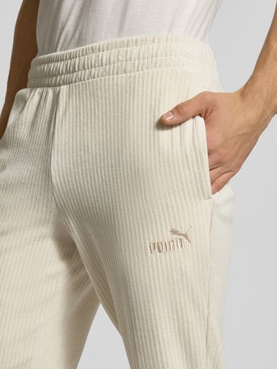 PUMA PERFORMANCE Corduroy broek met elastische band Offwhite - 3