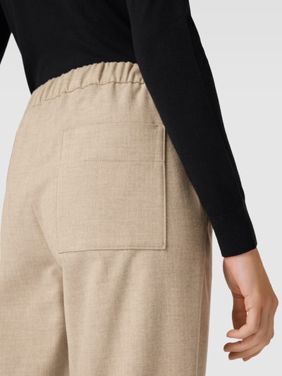 Marc O'Polo Stoffen broek met elastische band Beige - 3