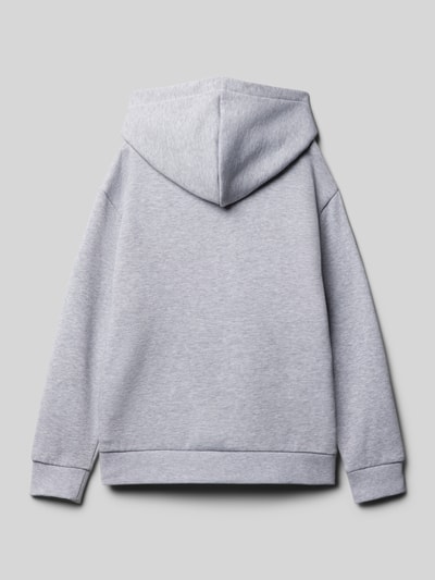 Lacoste Hoodie mit Label-Print Mittelgrau Melange 3