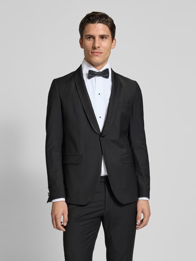 CG - Club of Gents Regular Fit Smoking-Sakko mit Schalkragen Modell 'Pharrel' Black 4