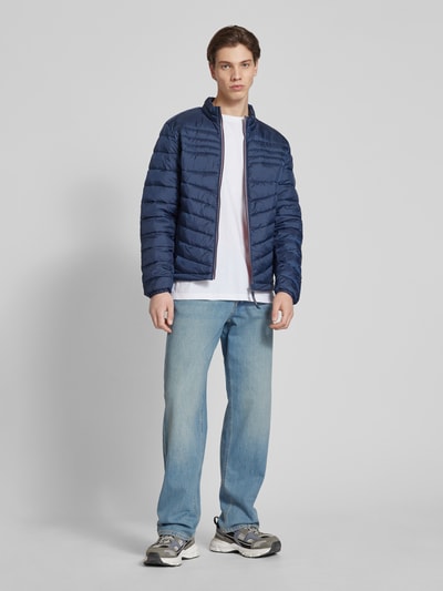 JACK & JONES Steppjacke mit Stehkragen Modell 'HERO' Oliv 1