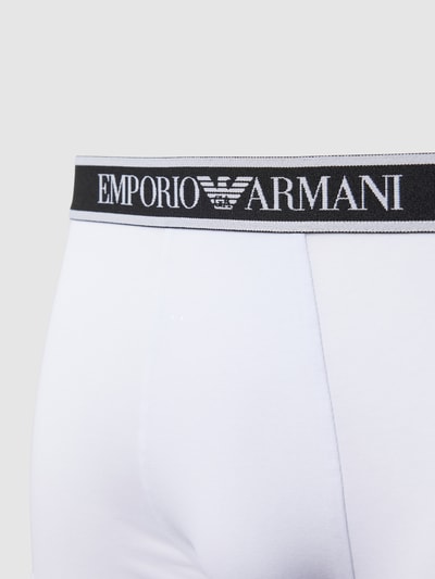Emporio Armani Boxershort met elastische band met logo in een set van 3 stuks Rood - 2