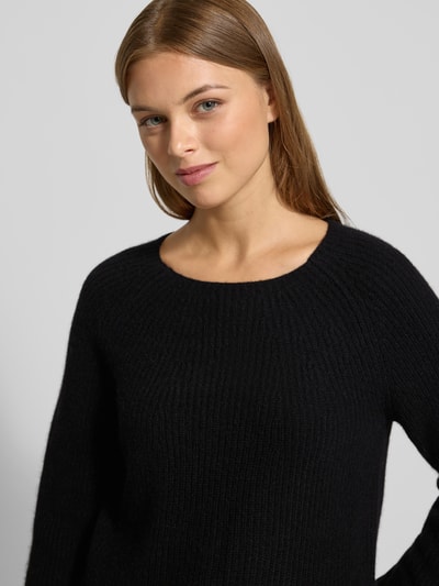 Fynch-Hatton Strickpullover aus reinem Kaschmir mit Rundhalsausschnitt Black 3