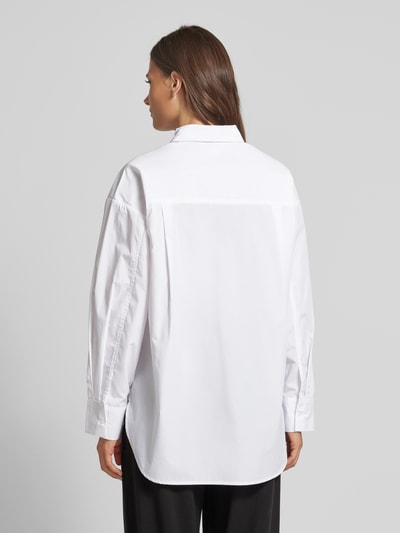 MSCH Copenhagen Relaxed fit overhemdblouse met manchetten, model 'Talora' Wit - 5