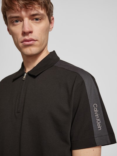 Calvin Klein Jeans Poloshirt met labeldetail Zwart - 3