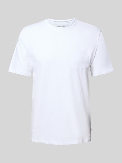 Jack & Jones T-Shirt mit Brusttasche Modell 'JAKE' Weiss 2