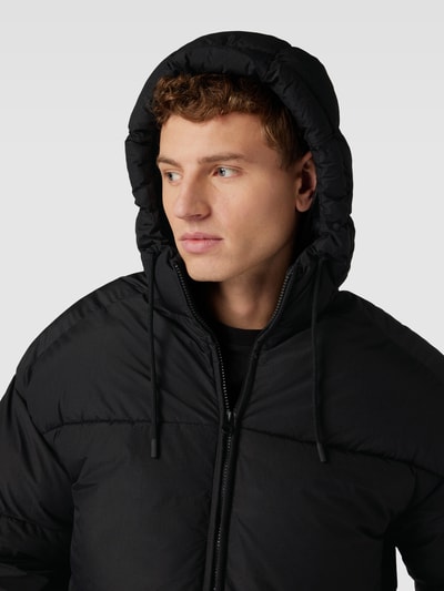 Jack & Jones Steppjacke mit Kapuze Modell 'SURFACE' Black 3