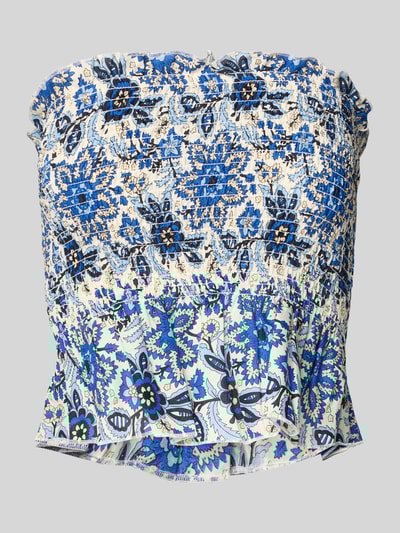 Only Slim Fit Crop Top aus reiner Baumwolle Modell 'KATIE' Bleu 2