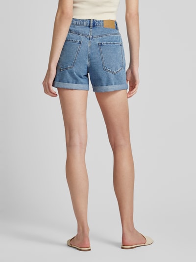 Vero Moda Loose fit korte jeans in effen design, model 'ZURI' Jeansblauw - 5