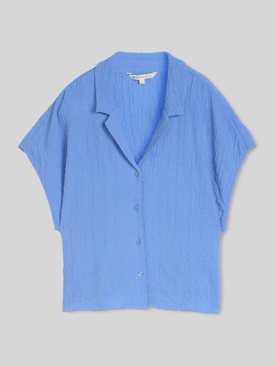 Tom Tailor Denim Regular Fit Hemdbluse aus Viskose-Mix Bleu 2