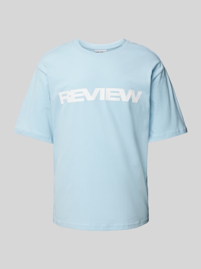 REVIEW T-shirt z okrągłym dekoltem Lodowy błękitny 2